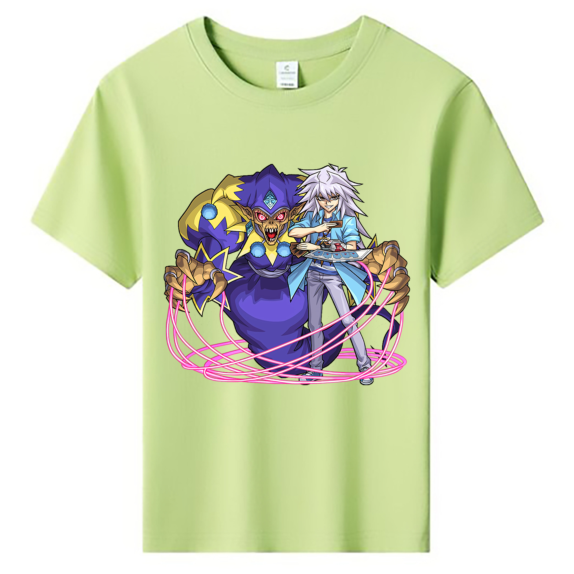 （画像用） 遊☆戯☆王 Yu-Gi-Oh! 綿100％キッズTシャツ（フロントプリント）